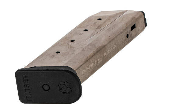 The Ruger American 10 round Magazine .45 ACP features stainless steel construction and side witness holes